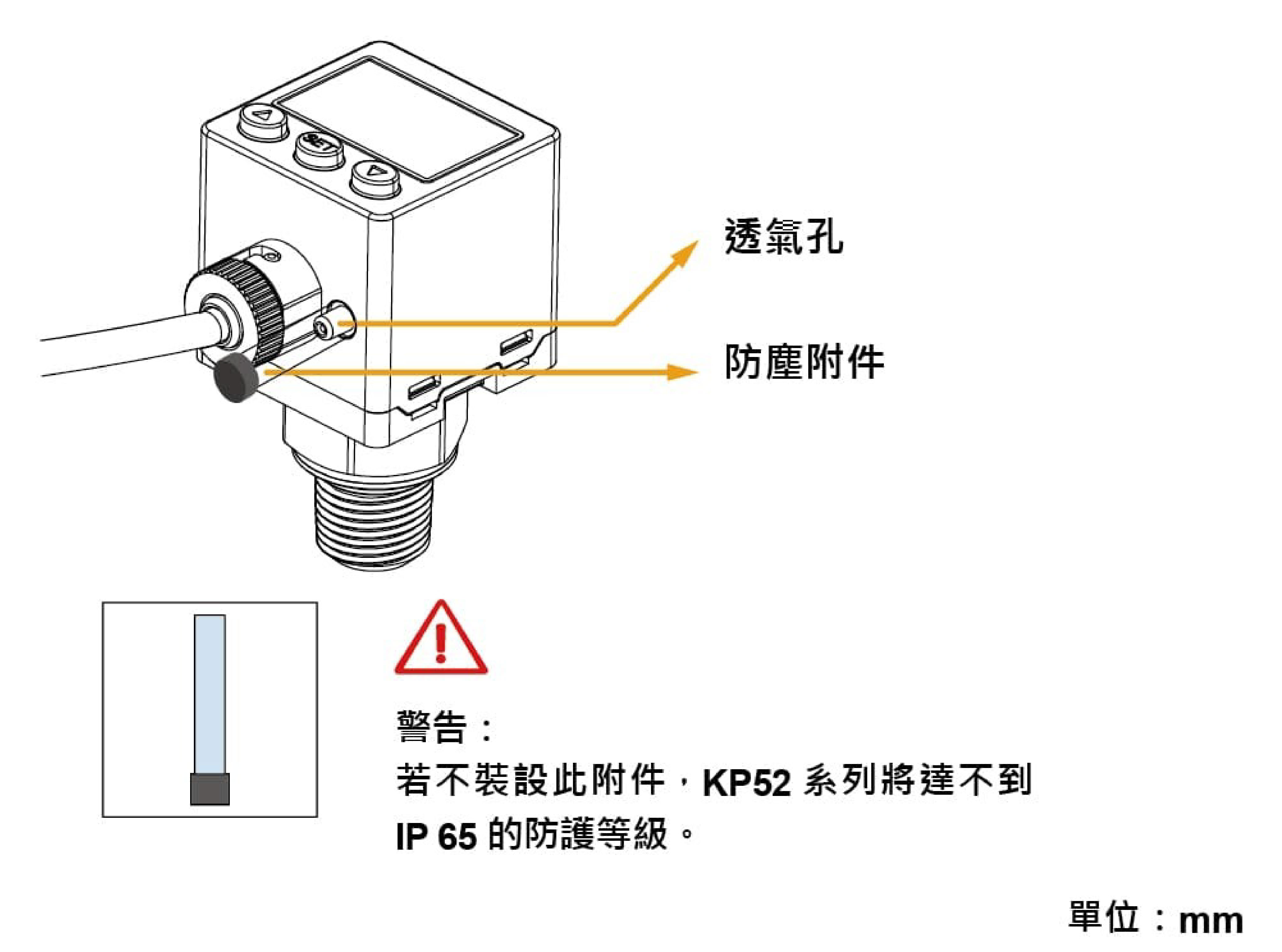 防塵附件尺寸圖