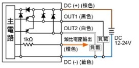 P43S ☐ - 030 - ☐:2PNP + Analog輸出(1~5V)