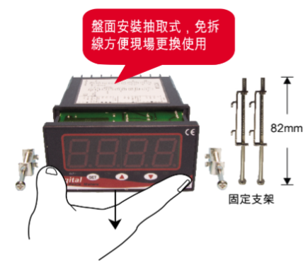 MT38多功能數位顯示控制器尺寸