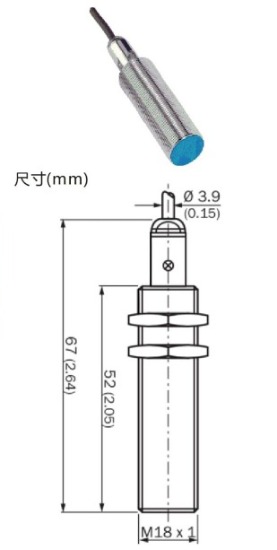 IME18-08BNSZW2S產品尺寸