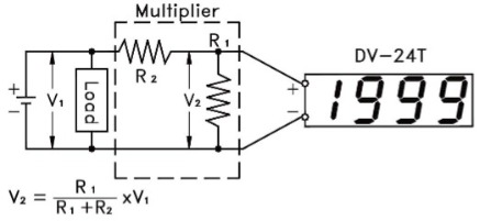 如何測量直流電壓Voltage <V1> <400VDC