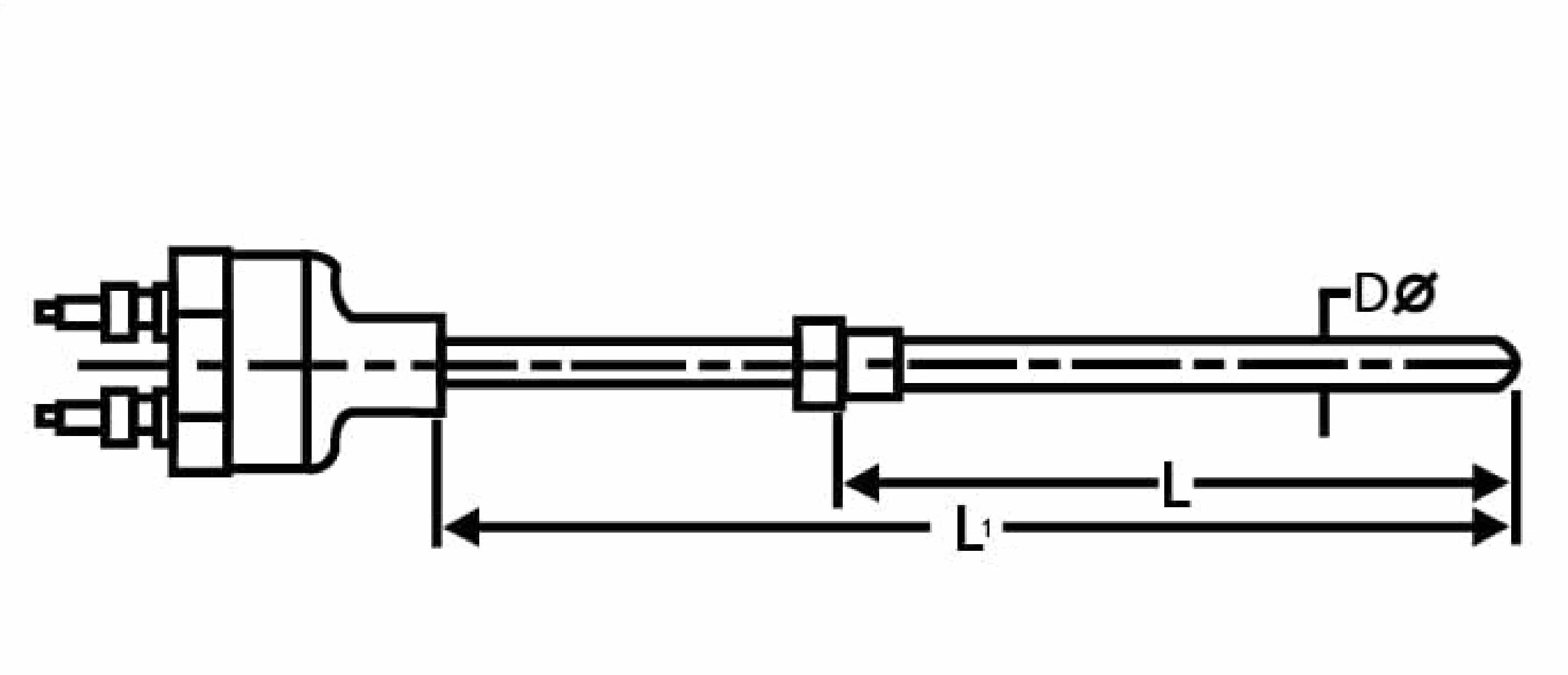 Exposed terminal type 扁頭型