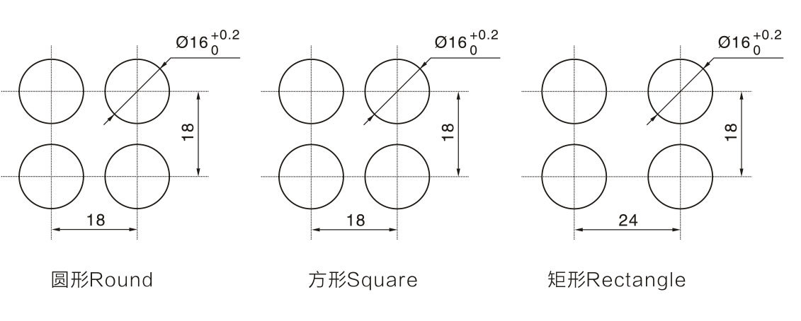 安裝尺寸圖/Installation size
