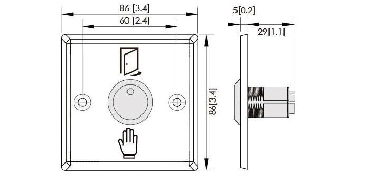 尺寸圖:FBT-286/IRA FBT-286/IRA-24V