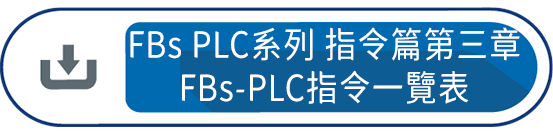 FBs PLC系列 使用手冊1 指令篇第三章 : FBs-PLC指令一覽表