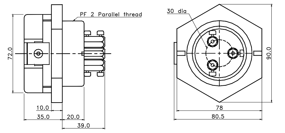 PS-3S/FR series尺寸