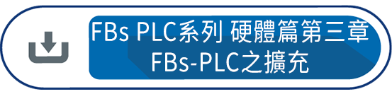 FBs PLC系列 使用手冊1 硬體篇第三章 : FBs-PLC之擴充