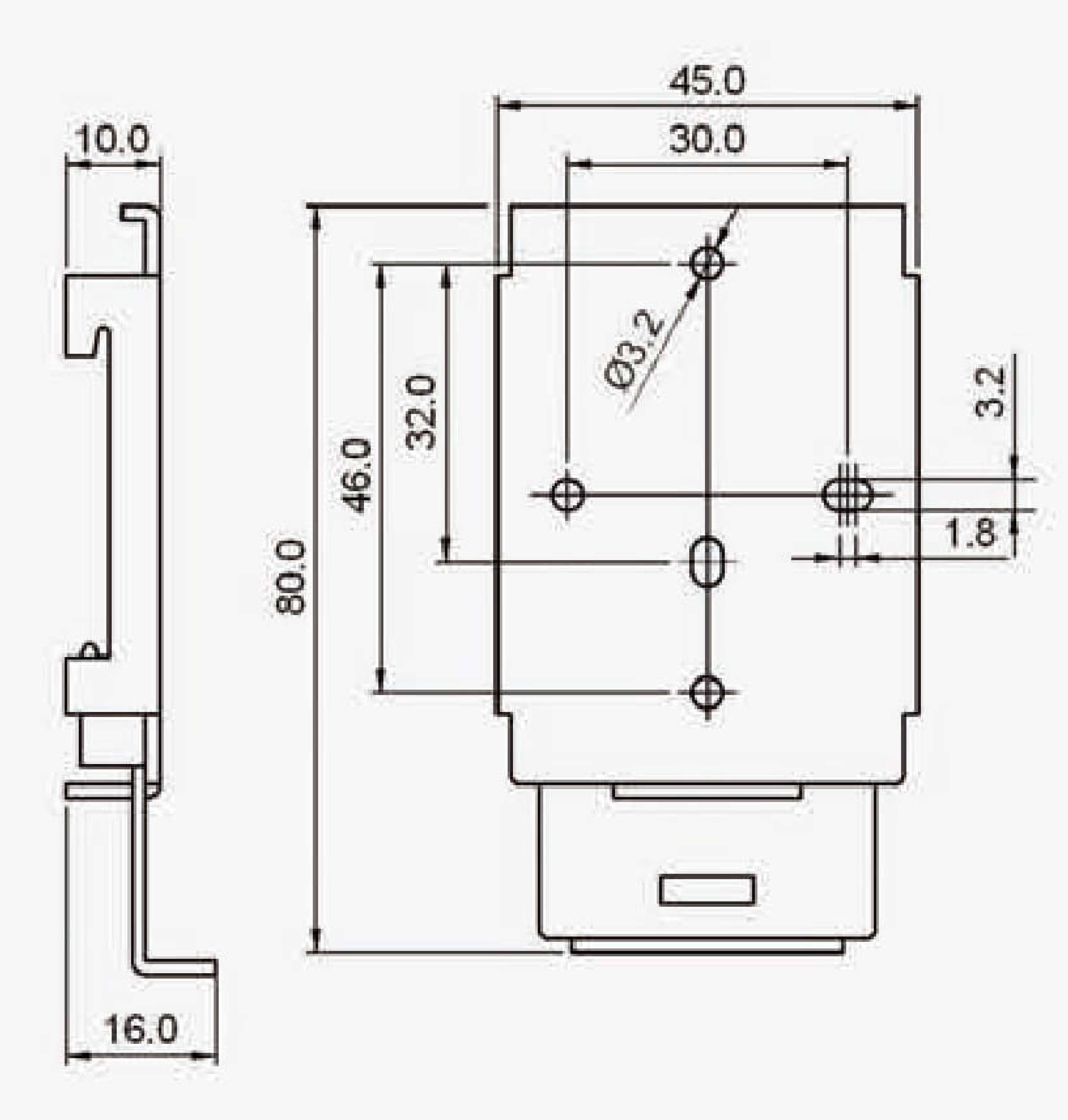 H type Rail bracket (HS-BR-1)