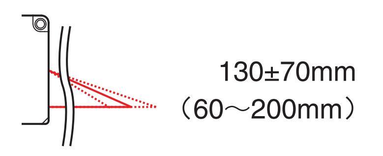 CD2H檢測範圍130±70mm