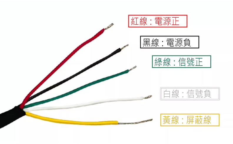 長條型荷重元LS-ES接線圖