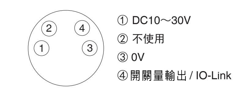 M8 4針連接器配置