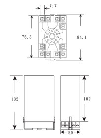 MD2類比訊號隔離雙輸出傳送器尺寸