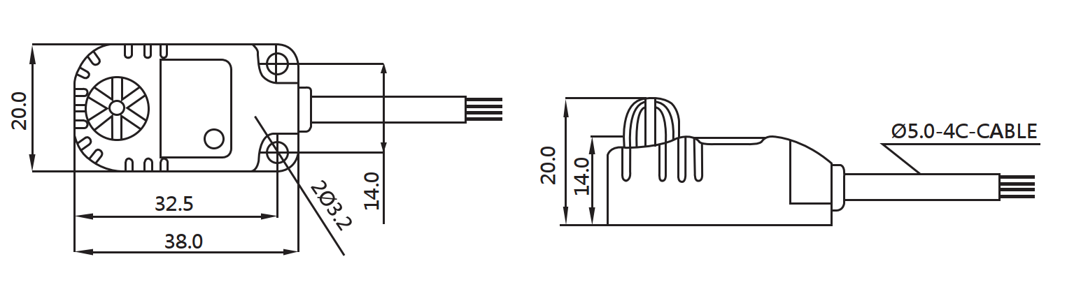 THP-RS產品尺寸圖