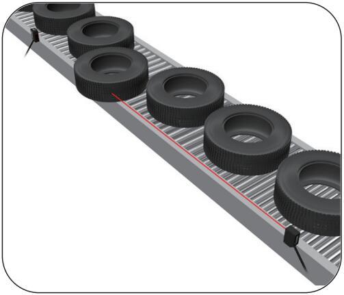 長距離可偵測傳送帶上的物體(Z3T-2500)