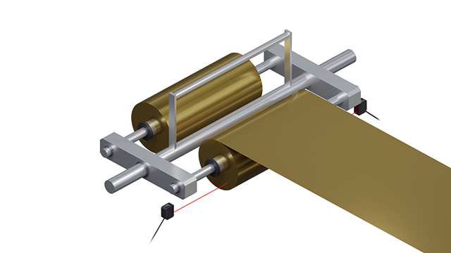 二次電池薄膜原料的寬度測量